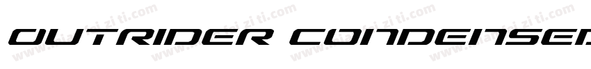Outrider Condensed B字体转换